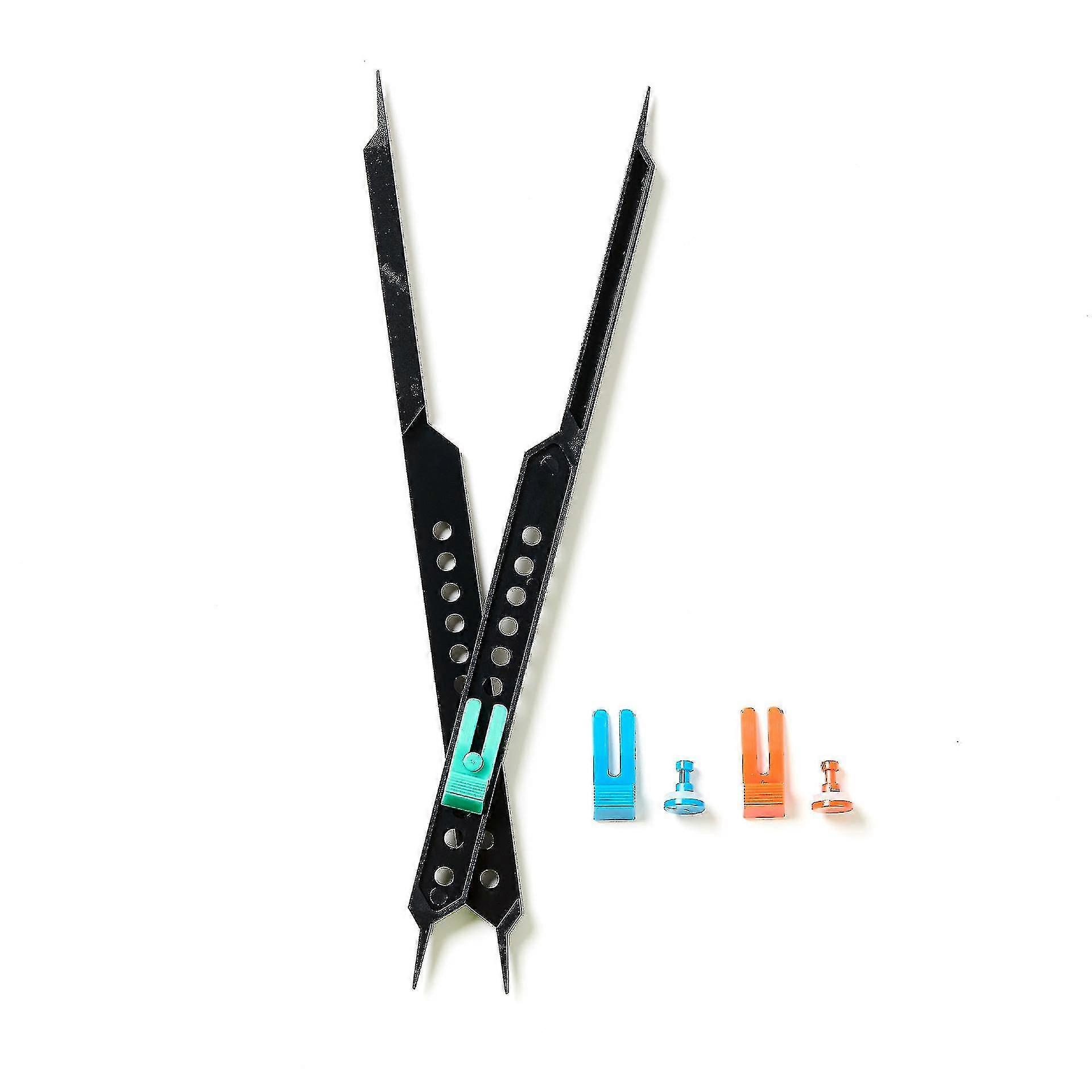 Proportional Scale Divider Drawing Tool For Artists Adjustable Plastic Adjustable Size Scale Student Children's Multi-function Drawing Ruler(2pcs)