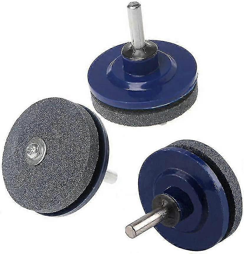 4 Pack 50mm Lawn Mower Blade Sharpener For Hand Drill And Tool Sharpener
