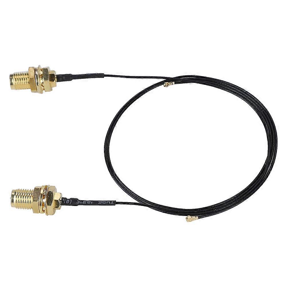 2Pcs Set WiFi IPEX4 to RP SMA Male NGFf  M. 2 Connector Cable Wire Line Cord 31cm