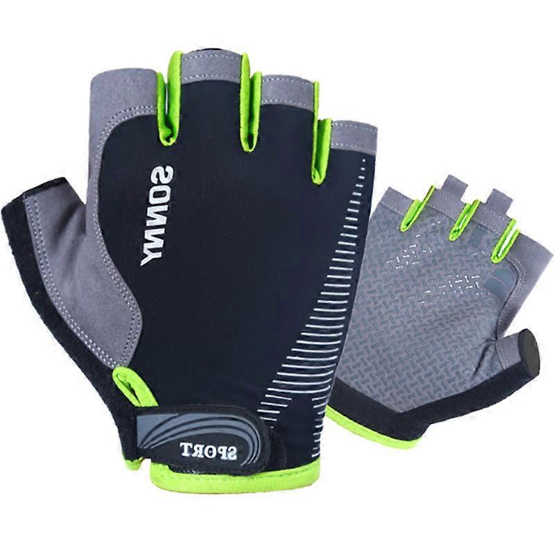 Women Men Cycling Gloves Ice Silk Half Finger Riding Breathable Non-slip Comfortable Touch Screen