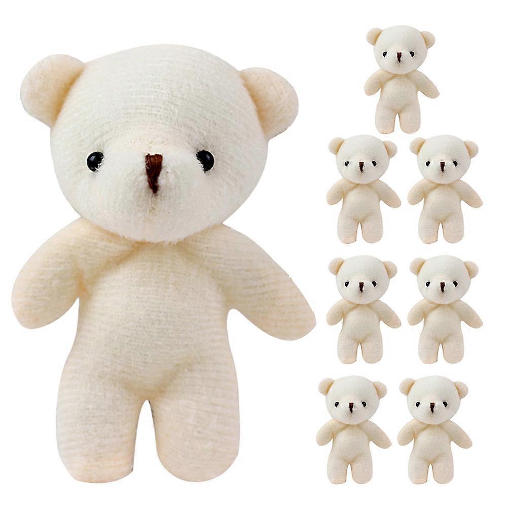 Lot de 8 mini-oursons suspendus