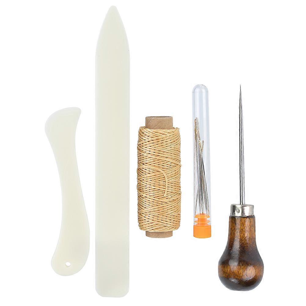 Practical Leather DIY Craft Stitching Poking Needle Sewing Working Hand Tool Kit YEMAA