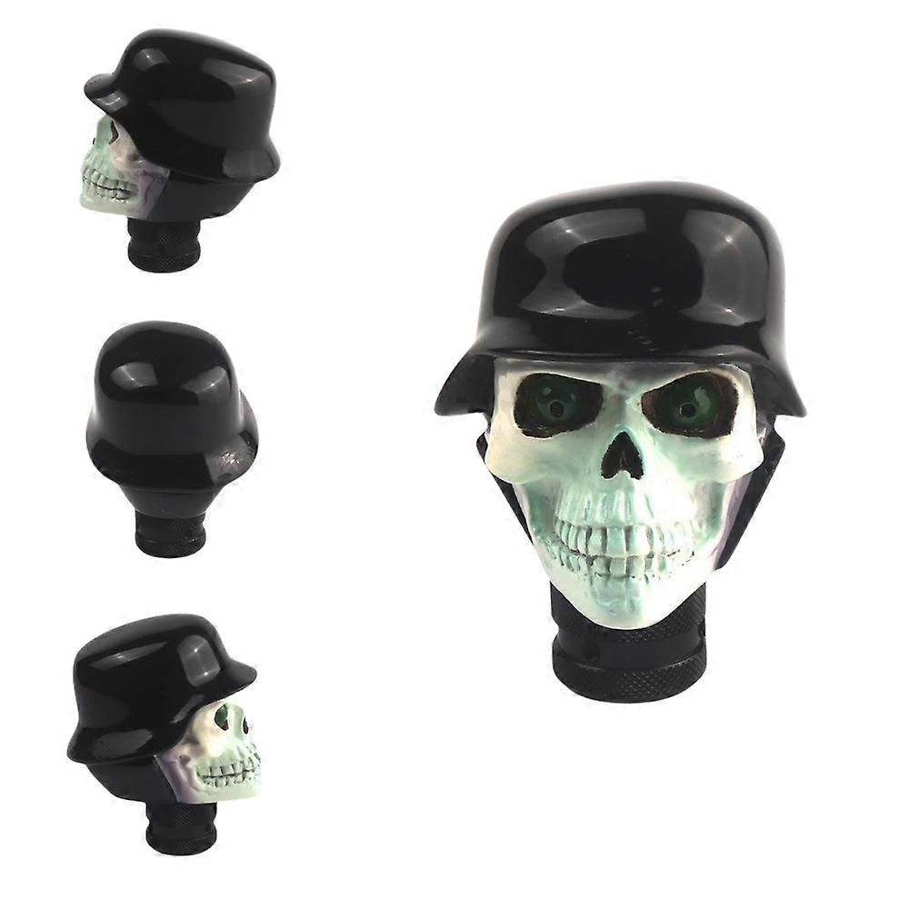 Cool Resin Soldier Skull Shape Shift Knob, Universal Skull Shift Knob