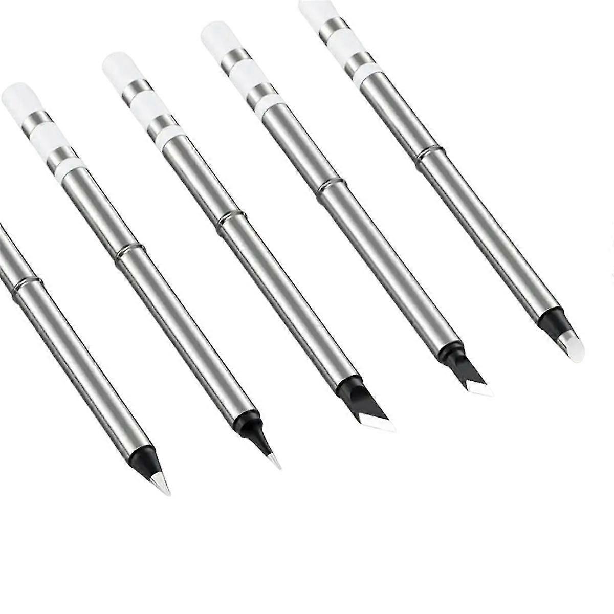Hs01- K65 B2 Bc3 Bc2 Soldering Iron Tip Welding Nozzle Knife Edge Horseshoe Replacement For T65 T85