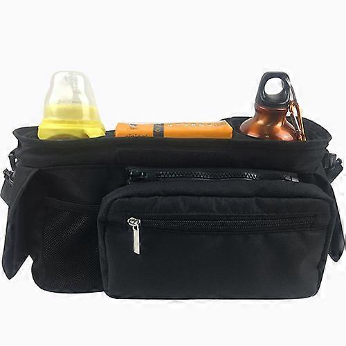 Multifunction Baby Stroller Bag Maternity Storage Diaper Bag Large Capacity Stroller Hanging Basket Baby Bottle Storage Pocket