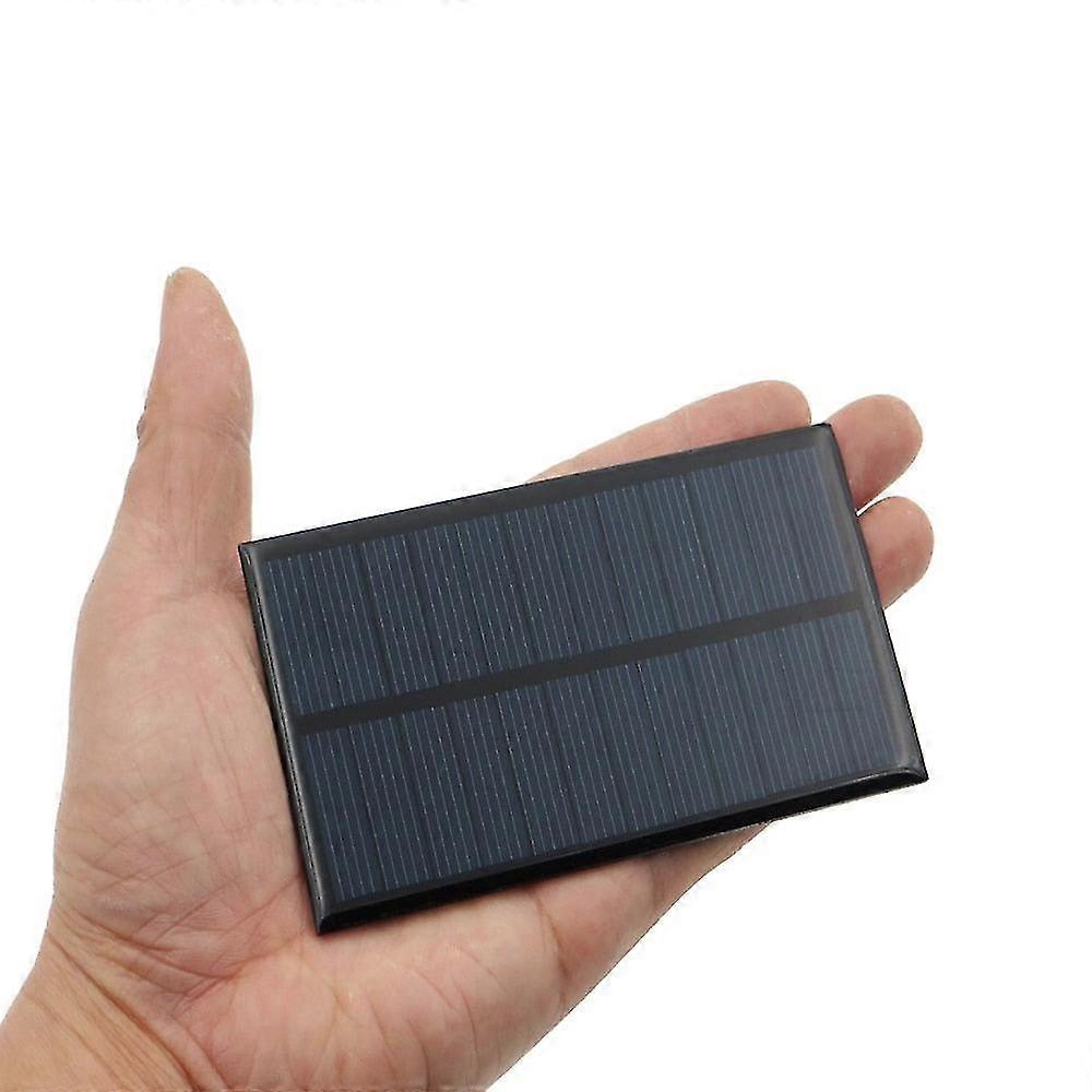 10Pcs 6v 1w Solarzelle Mini Solarsystem DIY für Batterie Solarpanel 110mm * 60mm polykristallines Silizium