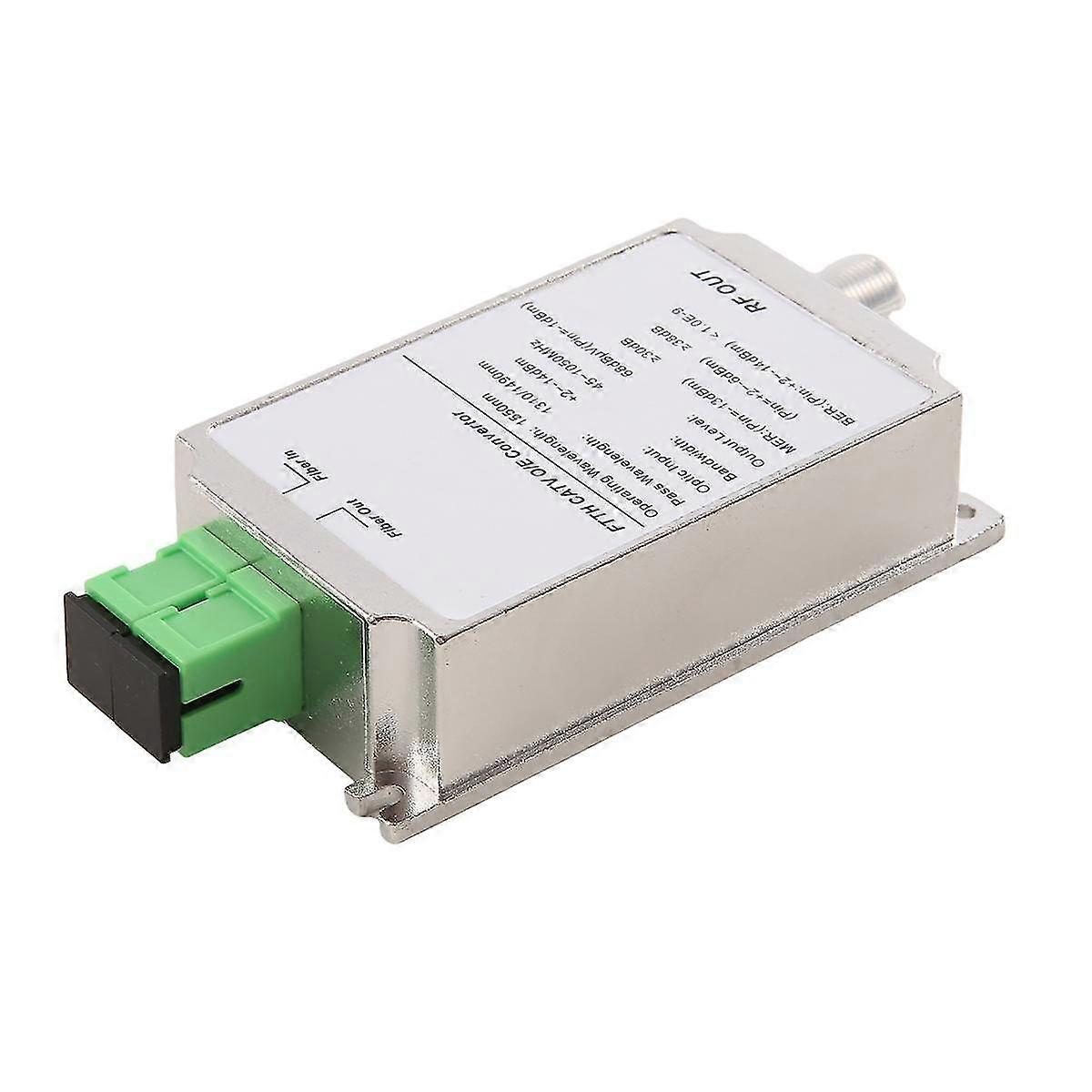 Mini CATV FTTH mottaker Fiber Optisk WDM Node RF omformer Triplexer Minimode Innendørs AGC 1310nm / 15