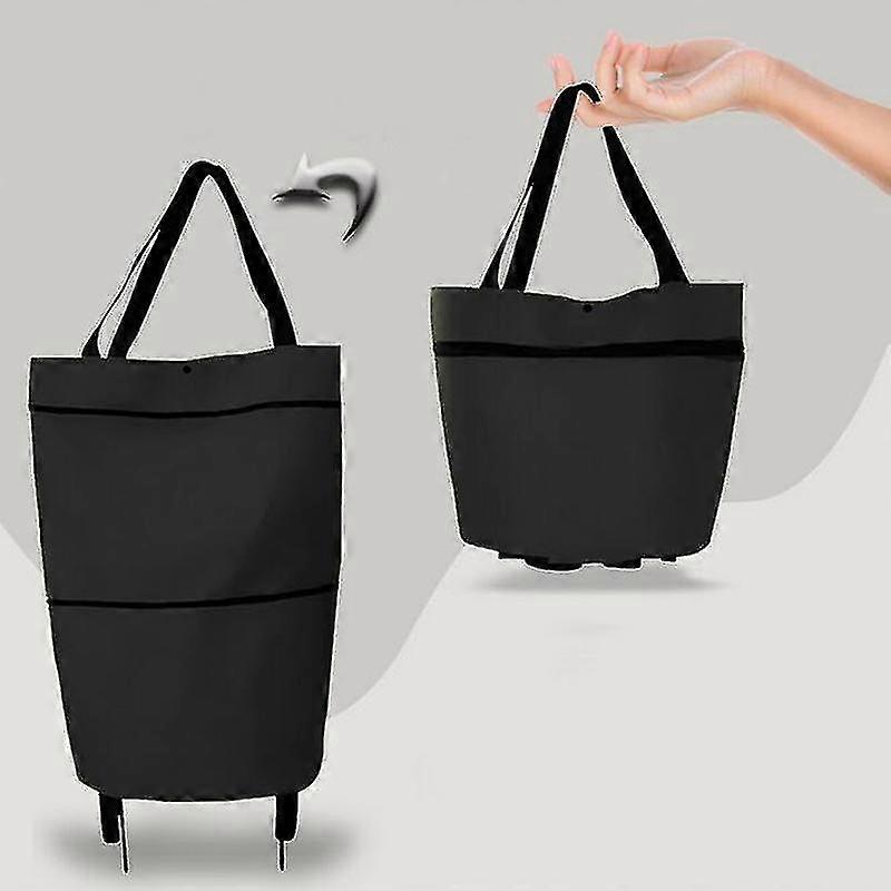 Foldable Shopping Cart Bag With Wheels