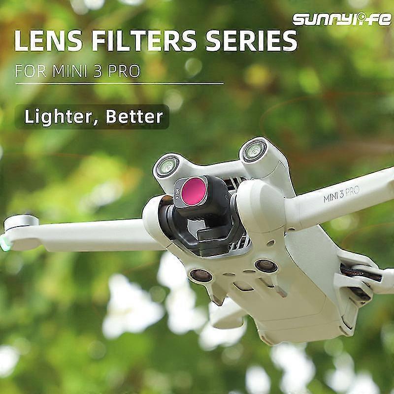 Drone Camera Lens Filters Adjustable Filters Kit Nd4 Nd16 Nd8/pl Nd32/pl Mcuv For Dji Mini 3 Pro Drone Accessories
