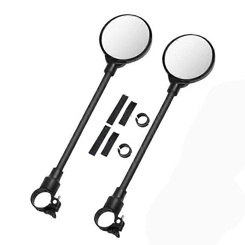 Bicycle Mirror Set for Handlebars 360 Adjustable Wide Angle Rear View Mirror