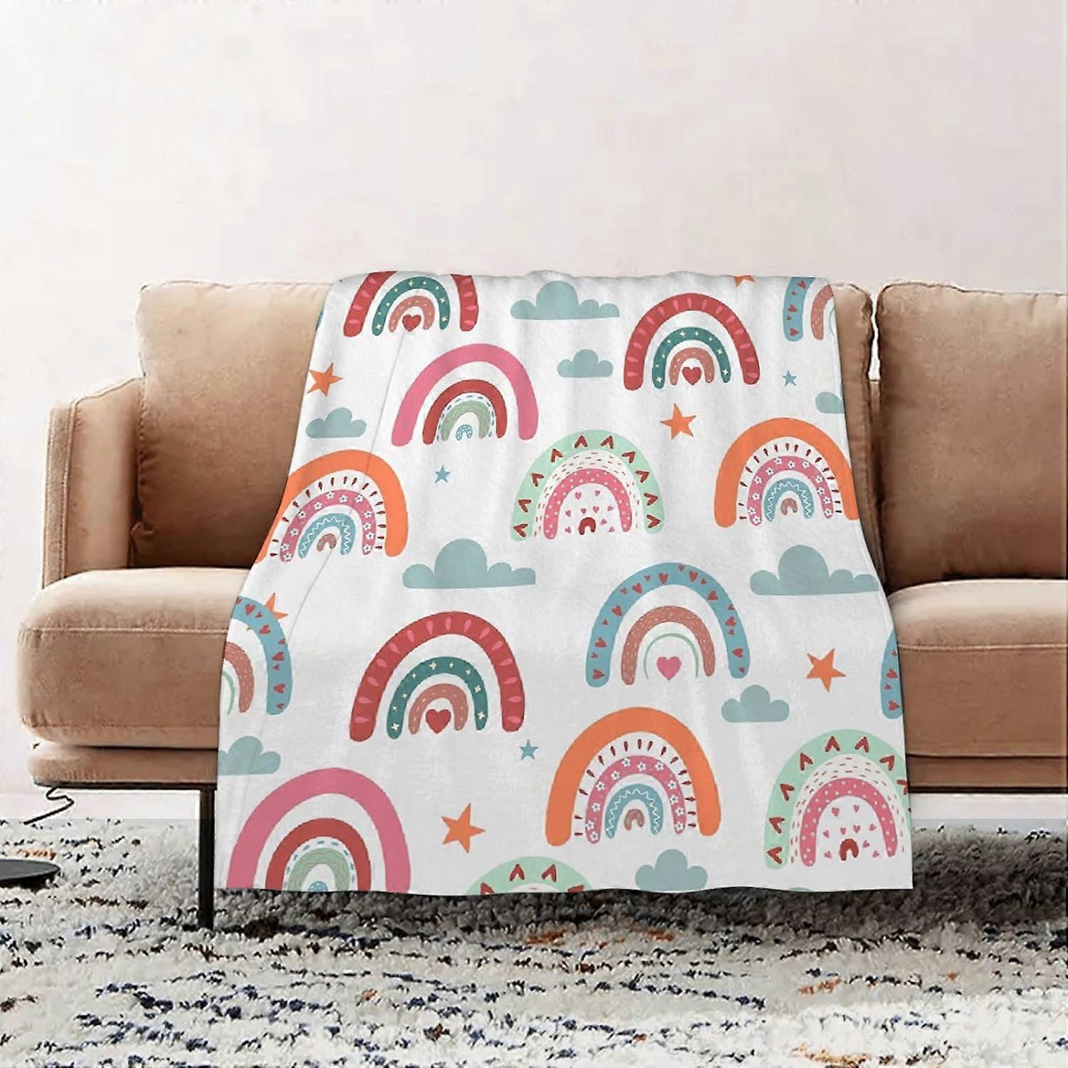 Premium Flannel Throw Blanket - Kawaii Pandas flannel Blanket Sofa Throw, Blanket Fluffy Soft Throw for Bed and Couch Throw/Single