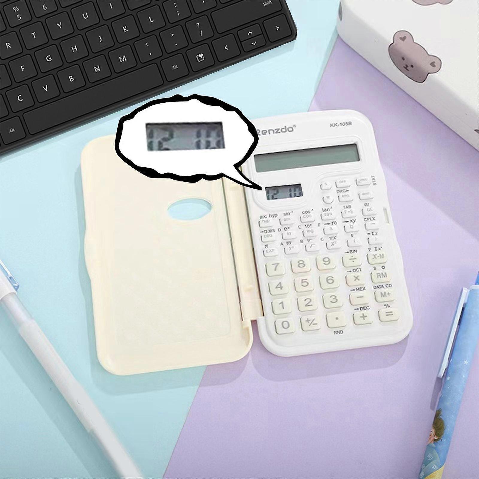 Color Flip Function Calculator Time Display For Primary And Secondary School Students Exam Special Mathematical Computer Small Mini Portable FLYE24142