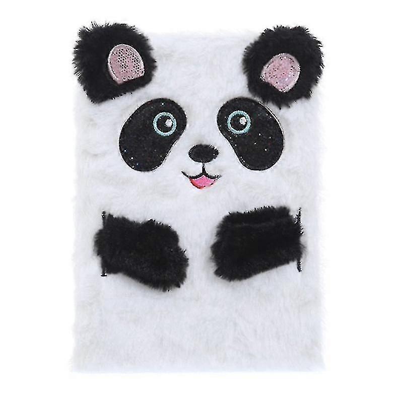 High Quality Cartoon Plush Notebook Cute Cat Panda Notepad Stationery,color Mygb