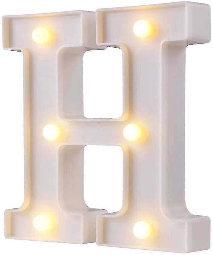 Led H Shape Letter Decorative Light
