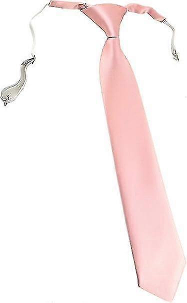 Corbata lisa para niños - Pre-atada con elástico.