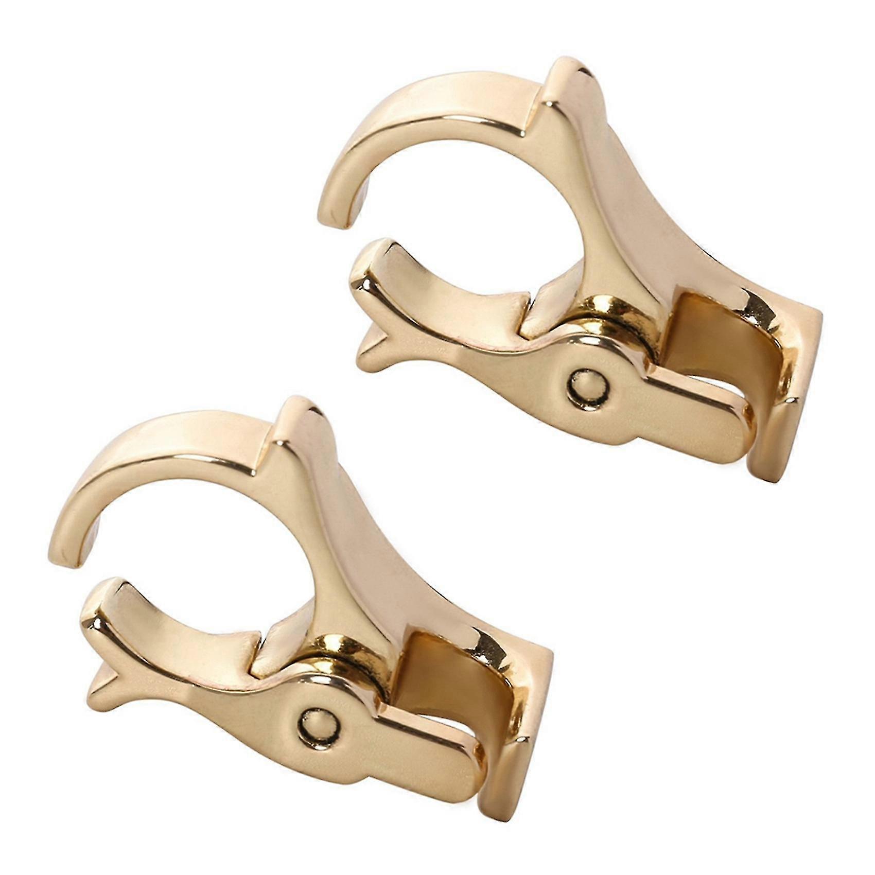 2x Cigarette Ring Holder Hands Smoking Clip On Rack-gold