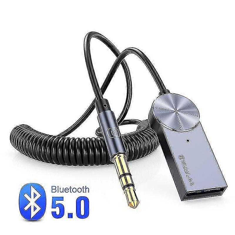 Bluetooth Adapter Dongle Cable For Car 3.5mm Jack Aux Bluetooth 5.0 Receiver