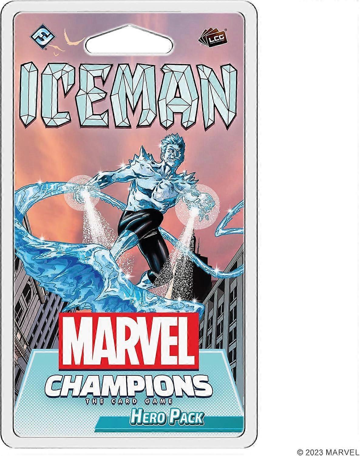 Marvel Champions Iceman Hero Pack Card Game