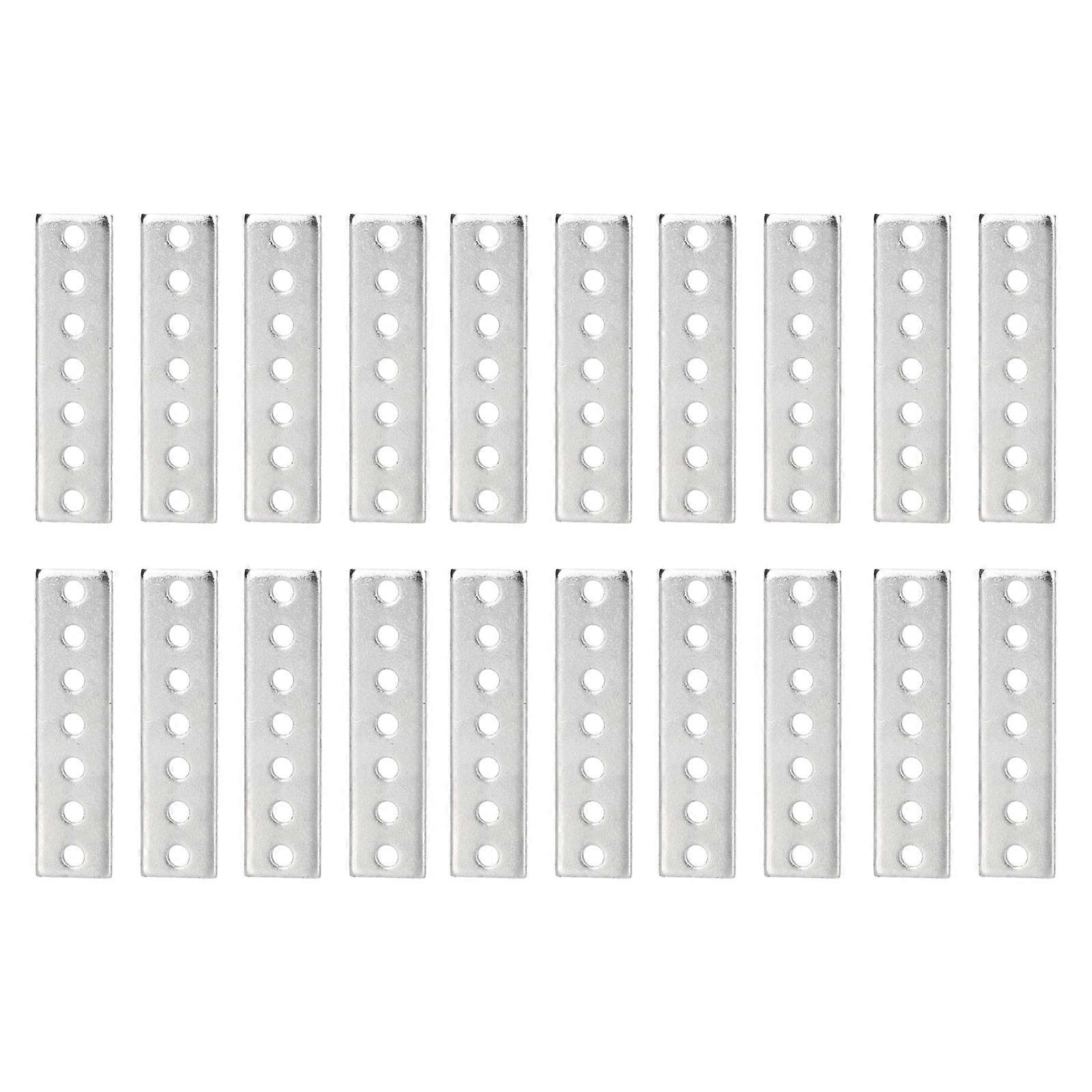 20Pcs επίπεδα γαλβανισμένα ανοξείδωτα τιράντες πιάτων επιδιόρθωσης μετάλλων χάλυβα υψηλής αντοχής που κάμπτουν τα ανθεκτικά