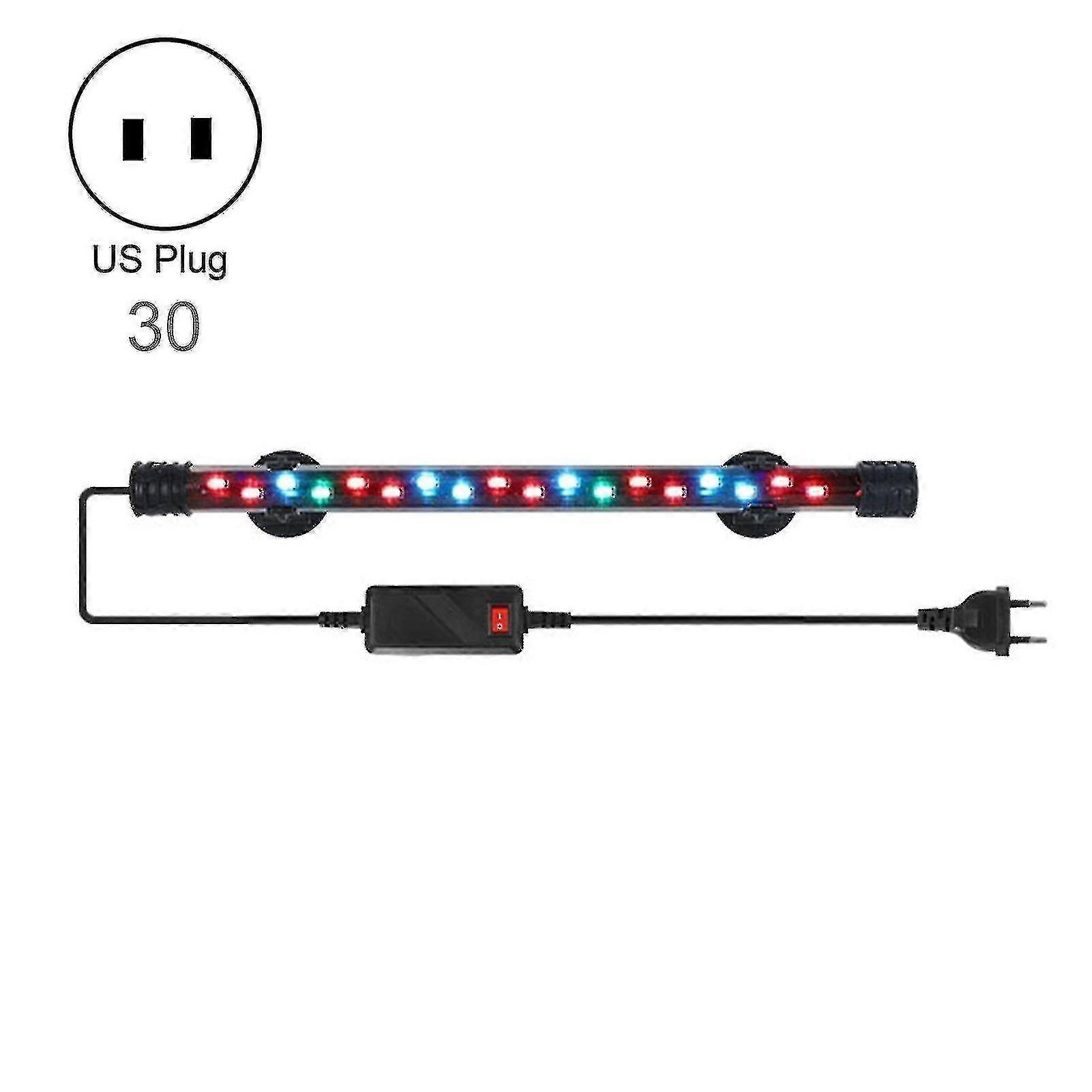 Aquarium Light Led 3 Modes Compact Underwater Lamp Aquariums Lighting Decoration For Home Use