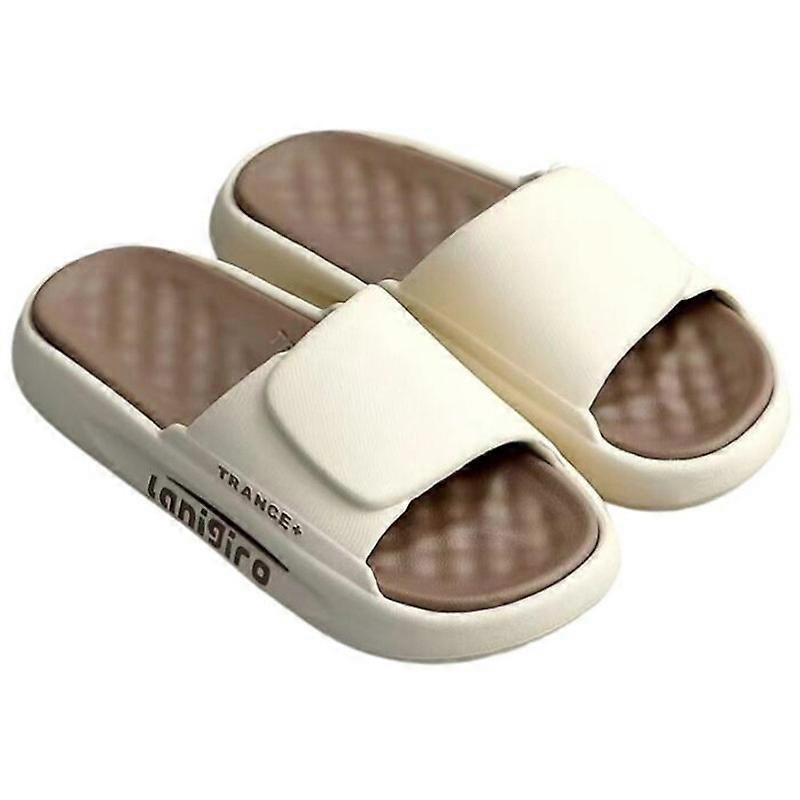 Cloud Slippers for Women and Men, Massage Shower Bathroom Non-Slip Quick Drying Open Toe Super Soft Comfy Thick Sole Home House Cloud Cushion Slide Sa