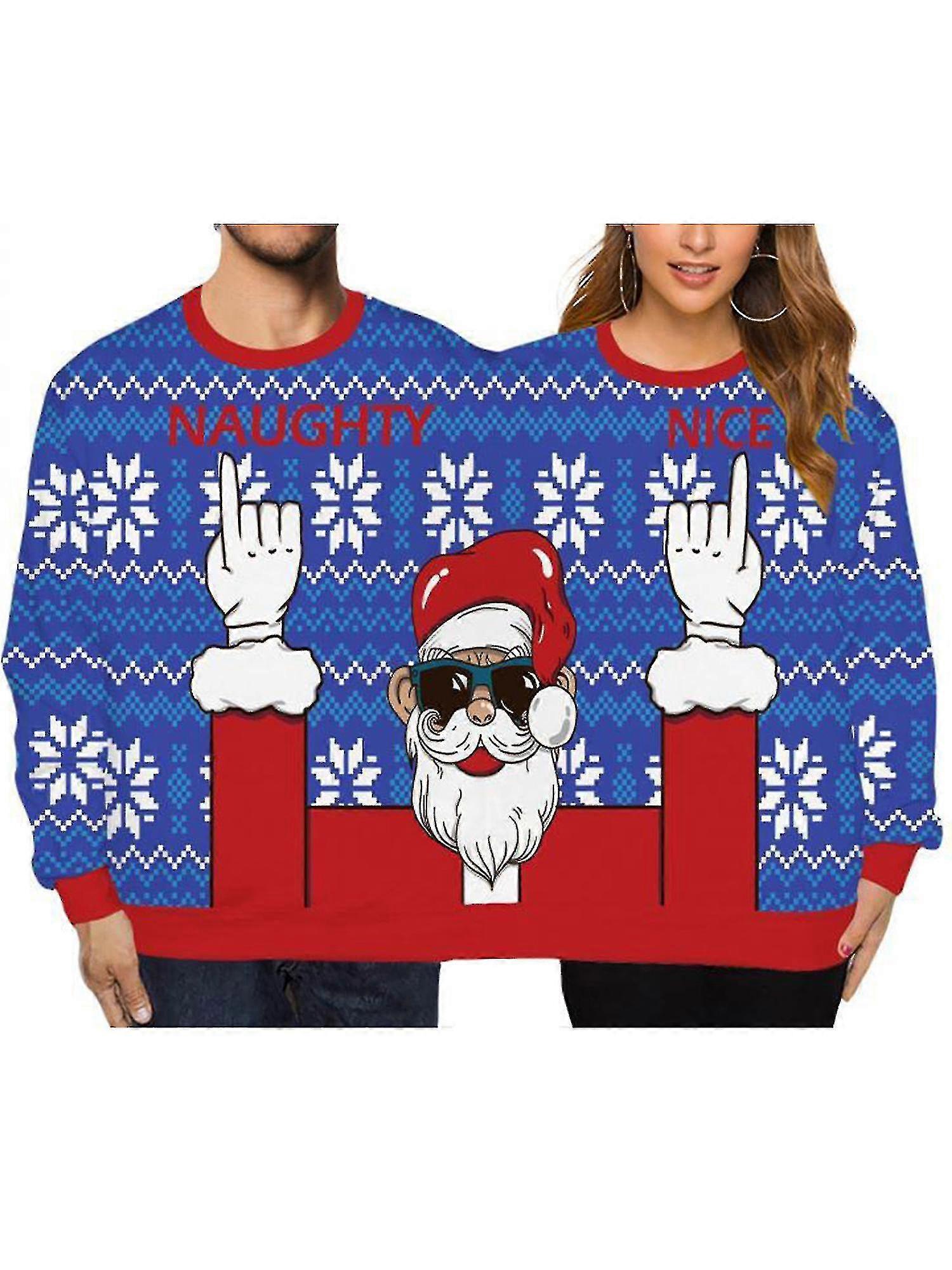 Halloween Double Person Sweater Two Person Ugly Christmas Sweater