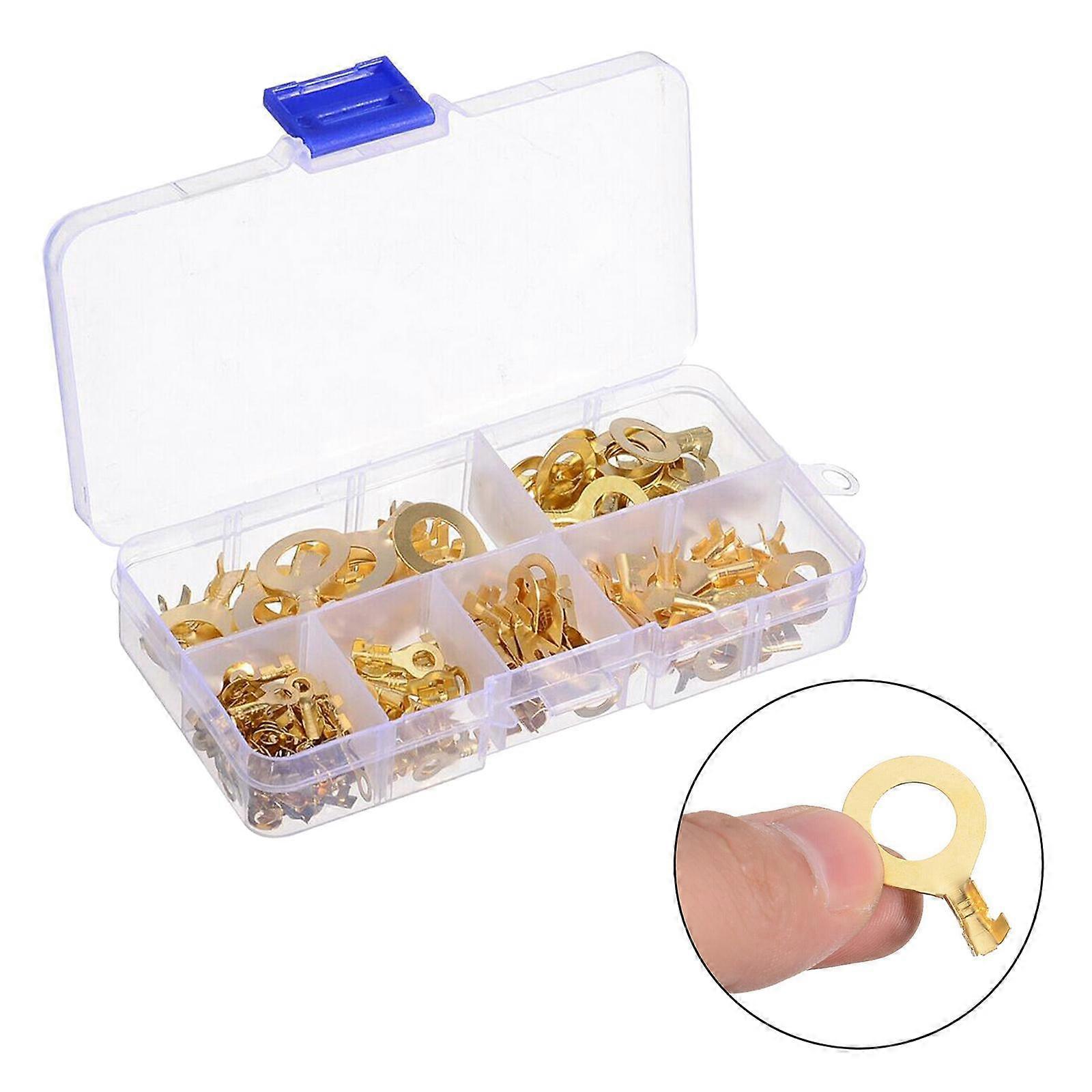 Golden  Crimp Terminals Spade Assorted Electrical Kits with Storage Box
