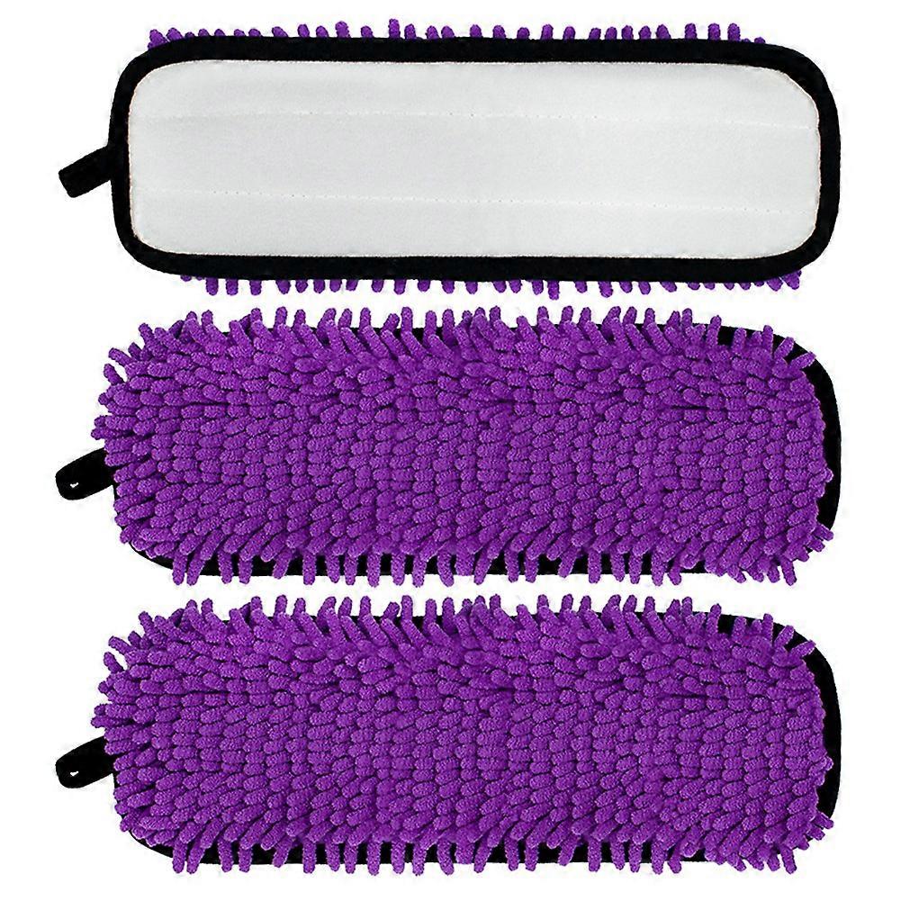 3PCS for Power Mop Mop Cloth Chenille Reusable Floor Cleaning Replacement Pad
