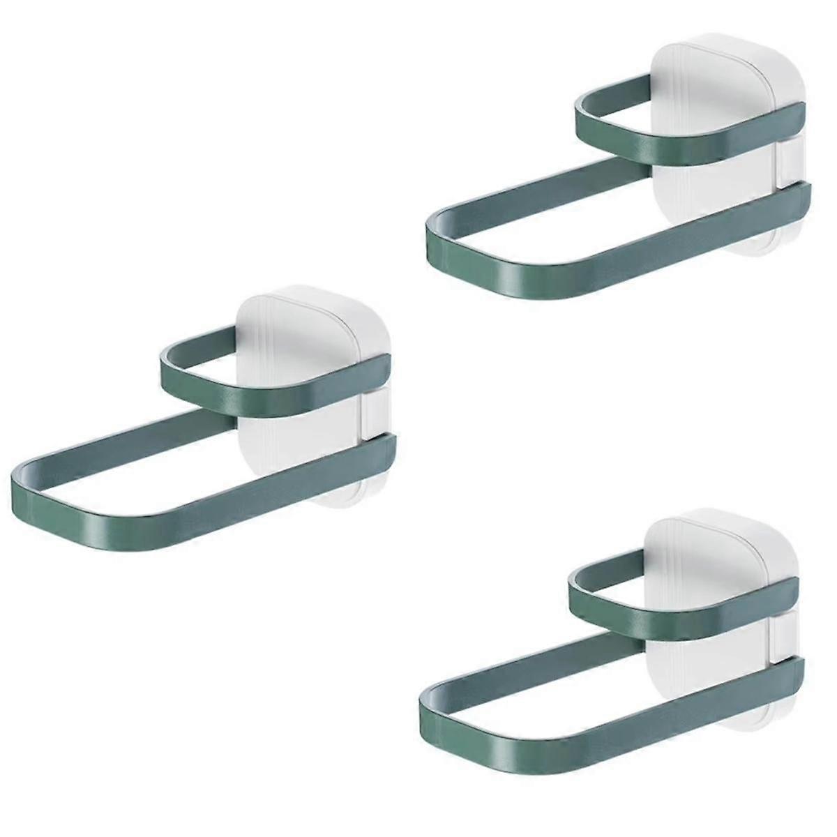 Multifunctional Clothes Hanger Storage Rack Punch-Free Wall-Mounted Double-Layer Foldable Clothes R