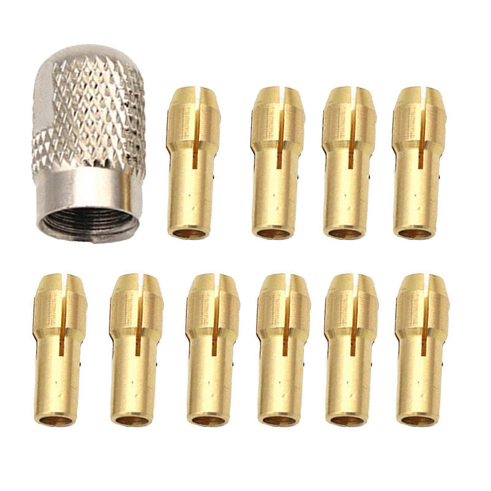 11-Piece Mini Drill Collets Set for Rotary Tool