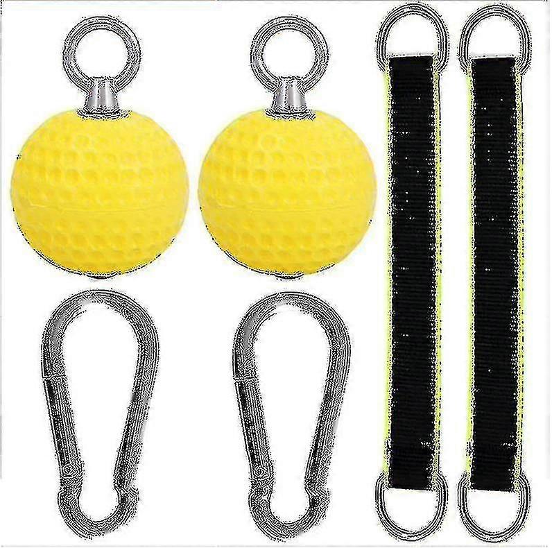 72mm Pull Up Balls Cannonball Grip Finger Trainer (jaune) #jc