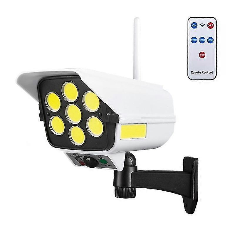 2 In 1 Solar Powered Light Security Simulation Fake Dummy Camera Solar Light