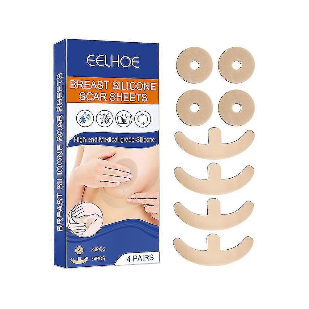 Klistremerke for fjerning av brystarr Profesjonell utflating av arrark Arr Reparasjon Patch-Wtake