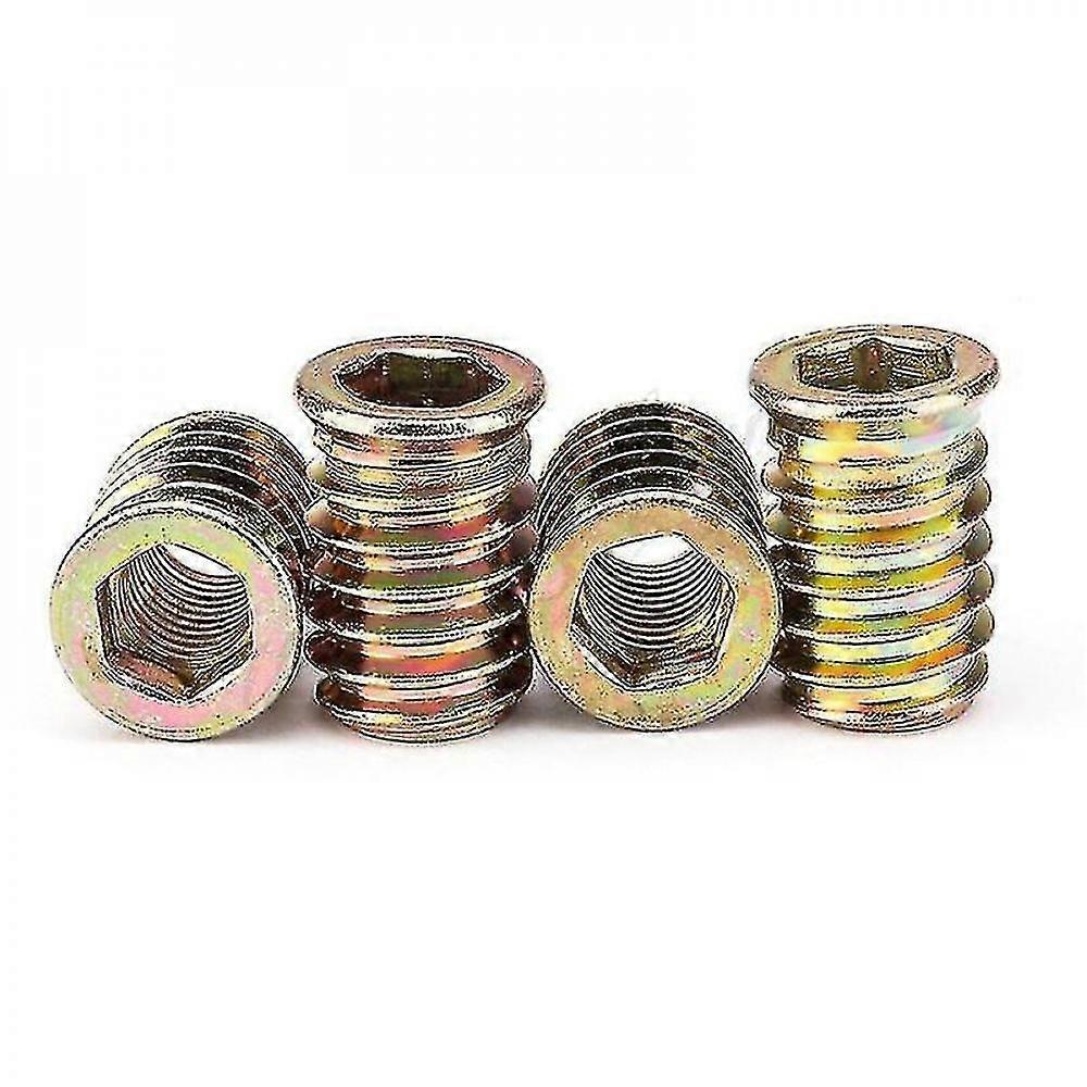 Carbon Steel, Hexagon Threaded Insert Nuts For Wood Furniture VEK