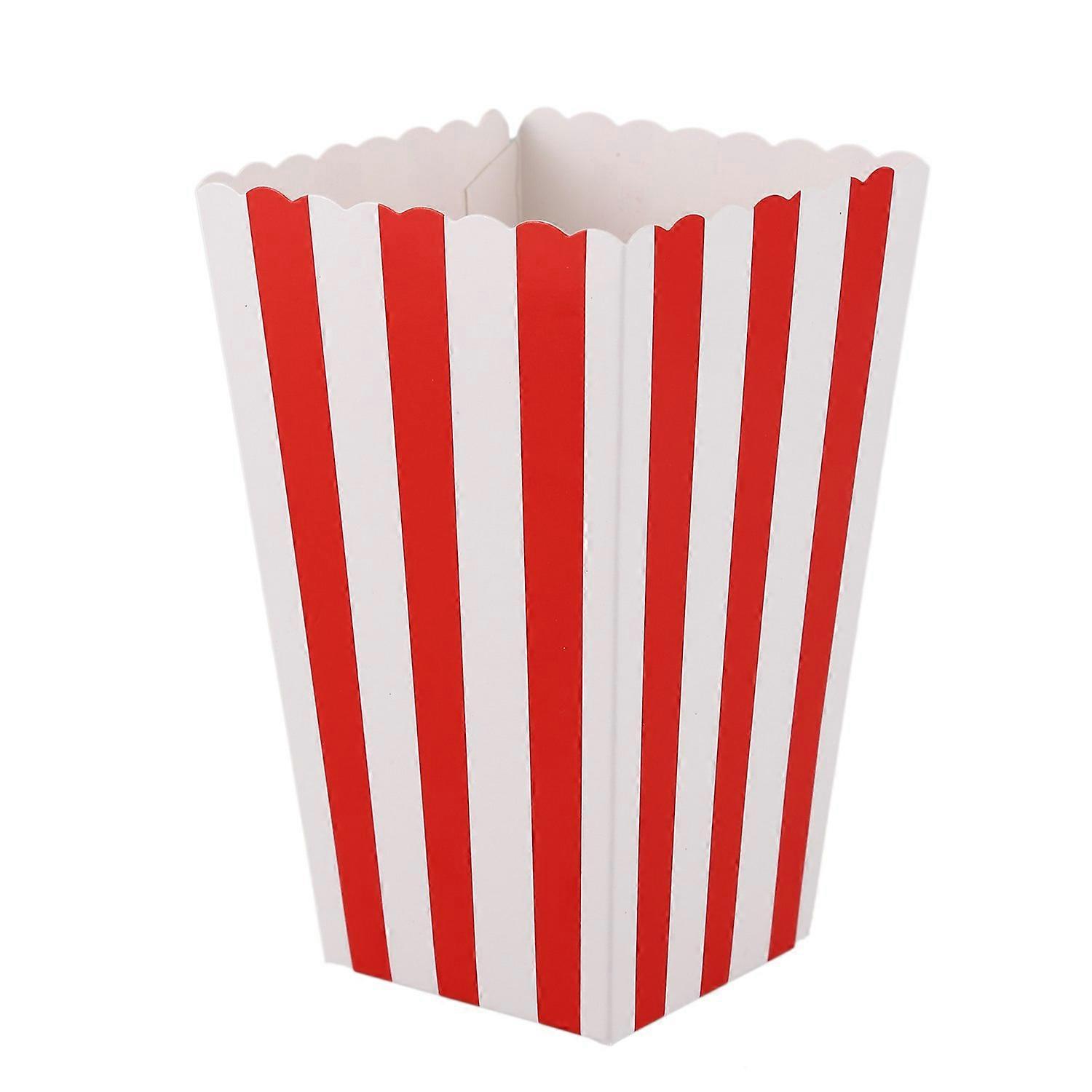 12 Cinema Treat Party Small Candy Favour Popcorn Bags Boxes,red