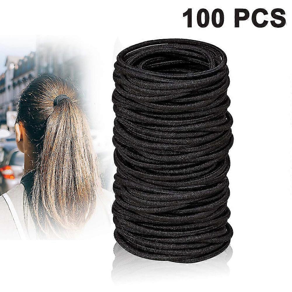 100 Pezzi Cravatte per capelli, Cravatte elastiche per capelli Bobbles Fasce per capelli Donne