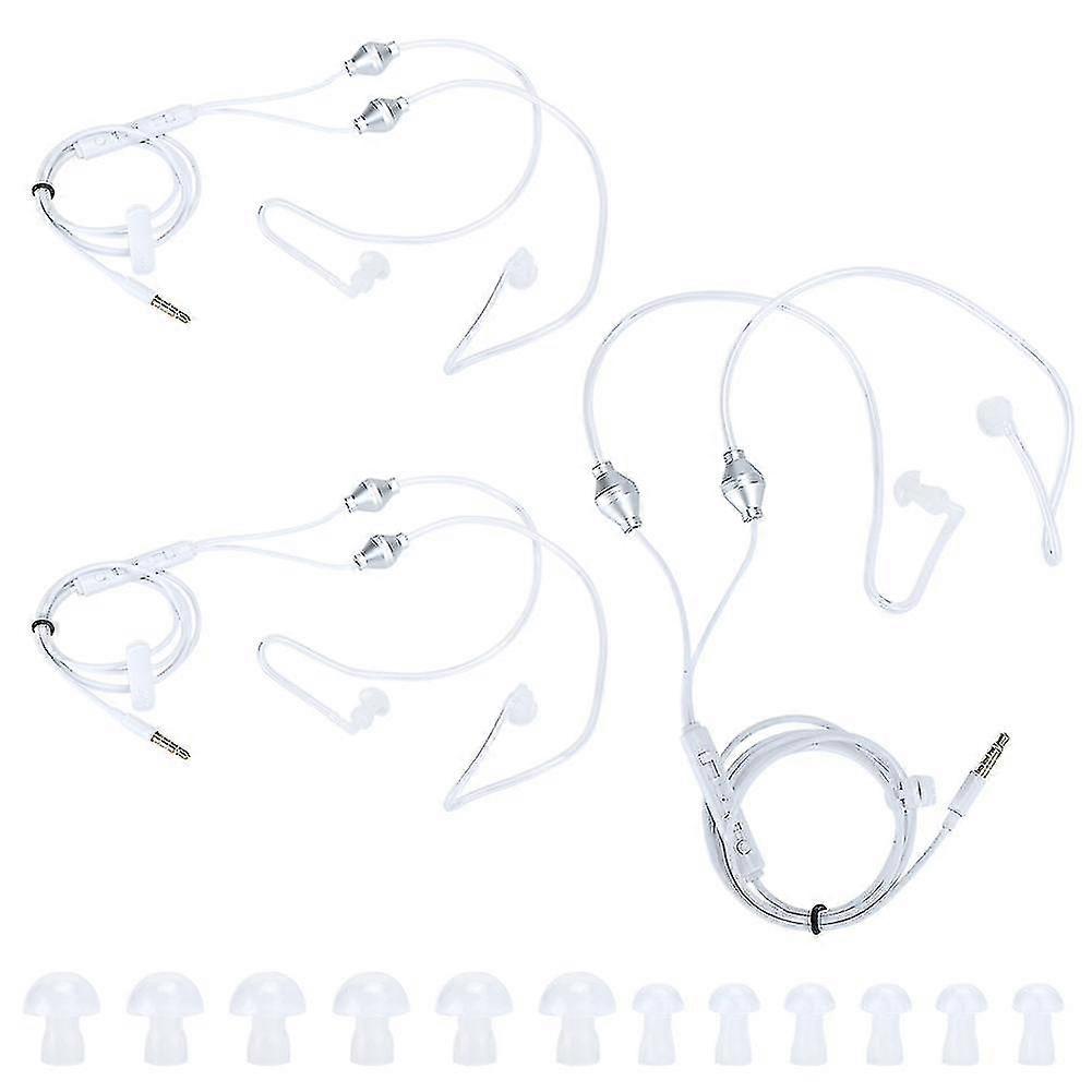 Mobile Phone Earphone Headset with Line Control - 3 Sets of Air Conduit Type Equipment