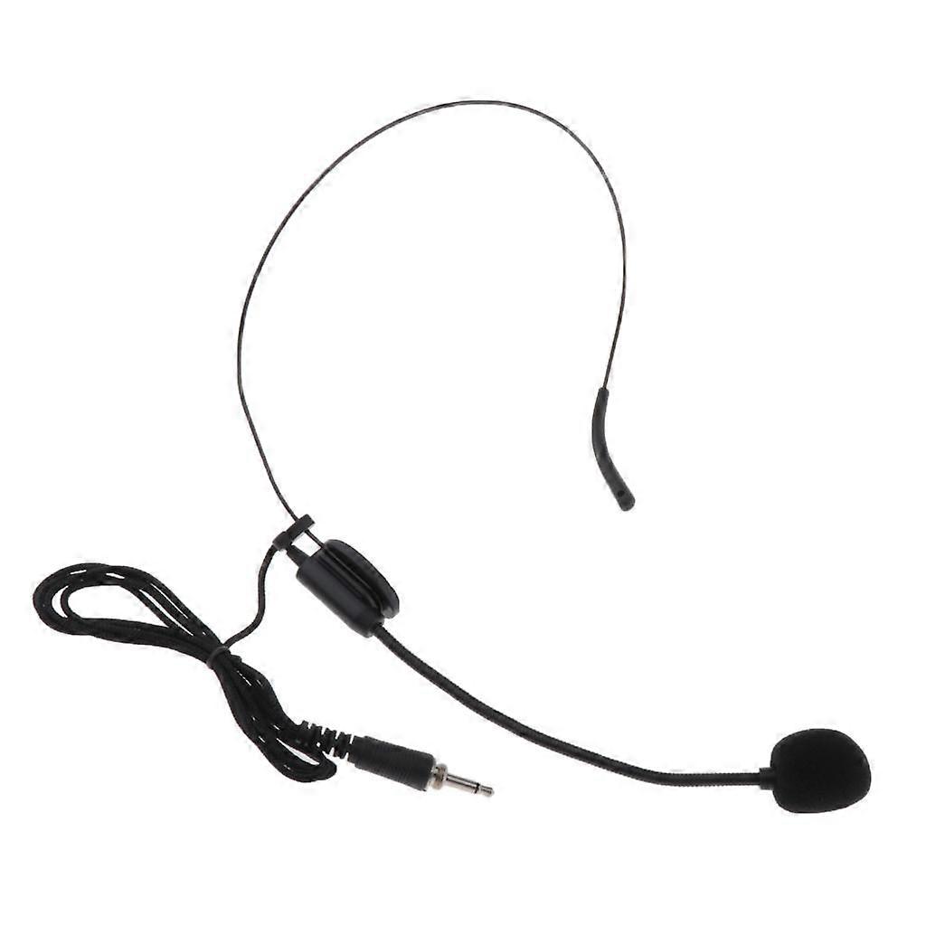 1/8" (3.5mm) W/ Cable Headset Microphone System for Cellphone Broadcasting