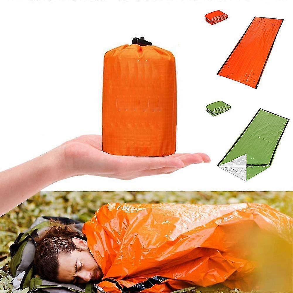 Emergency Sleeping Bag, Survival Sleeping Bag, Lightweight Waterproof Thermal Bivvy Bag Emergency Blanket
