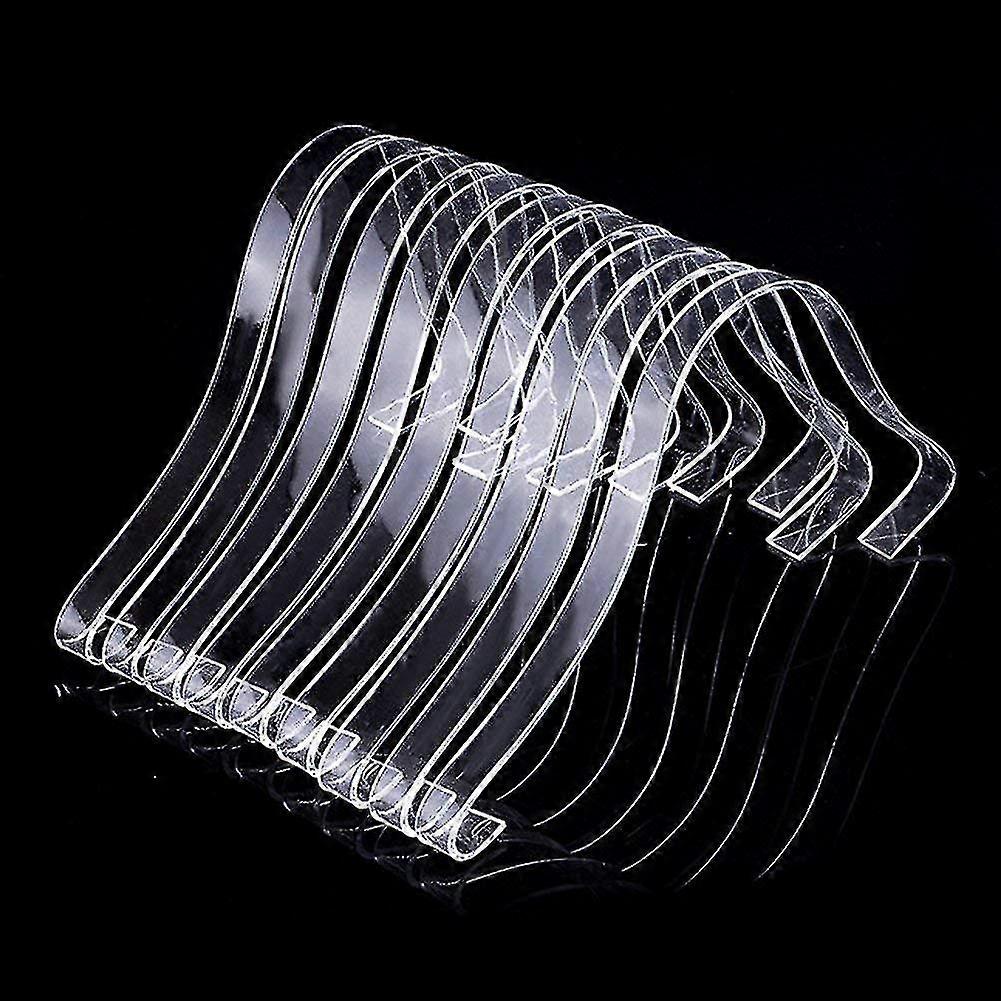 10 Pcs/5 Pairs Acrylic Clear Sandal Shoes Display Stand Inserts Holders Shoe Display Rack Shoe Support For Women's Shoes