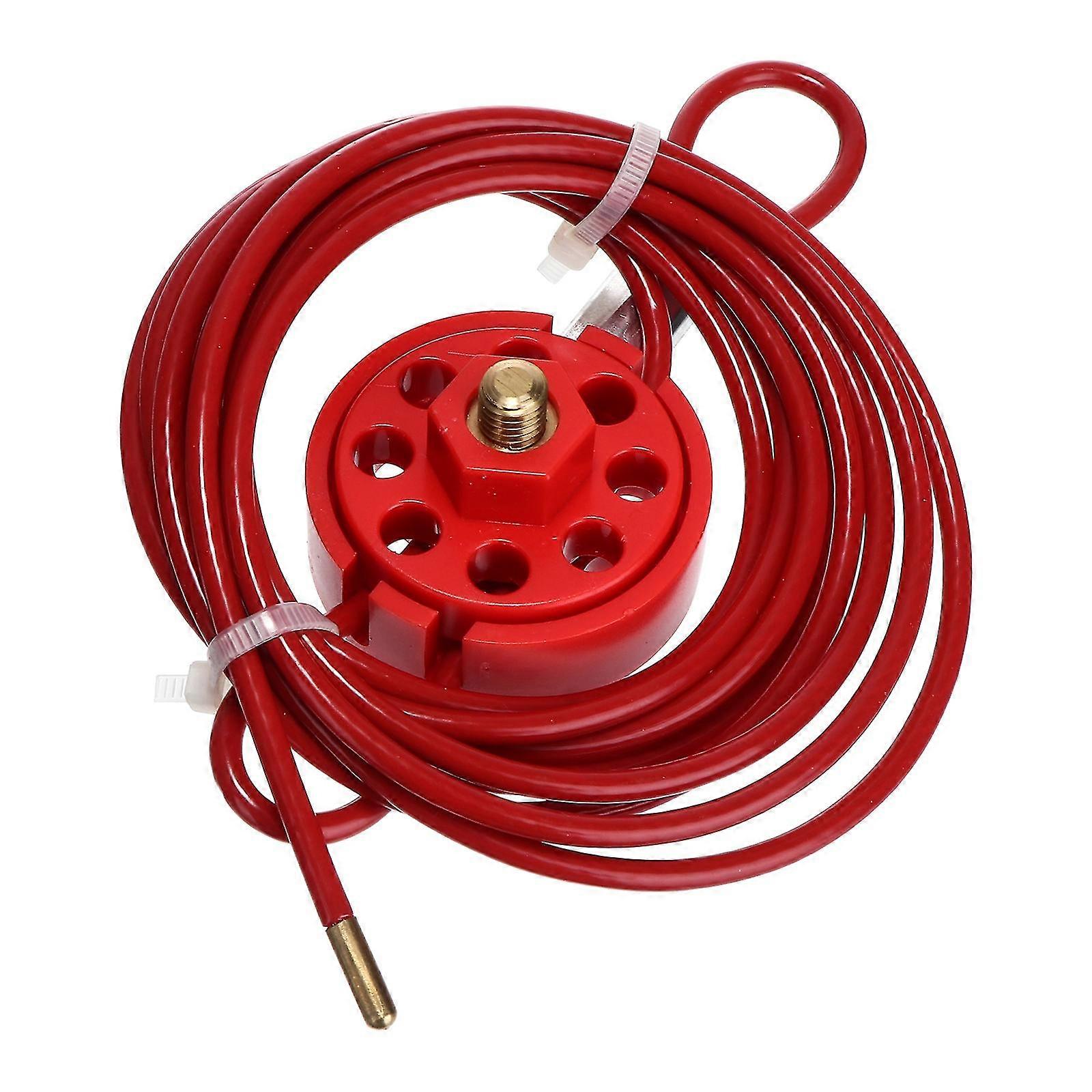 1pc Retractable Cable Lock Industrial Machine Lock