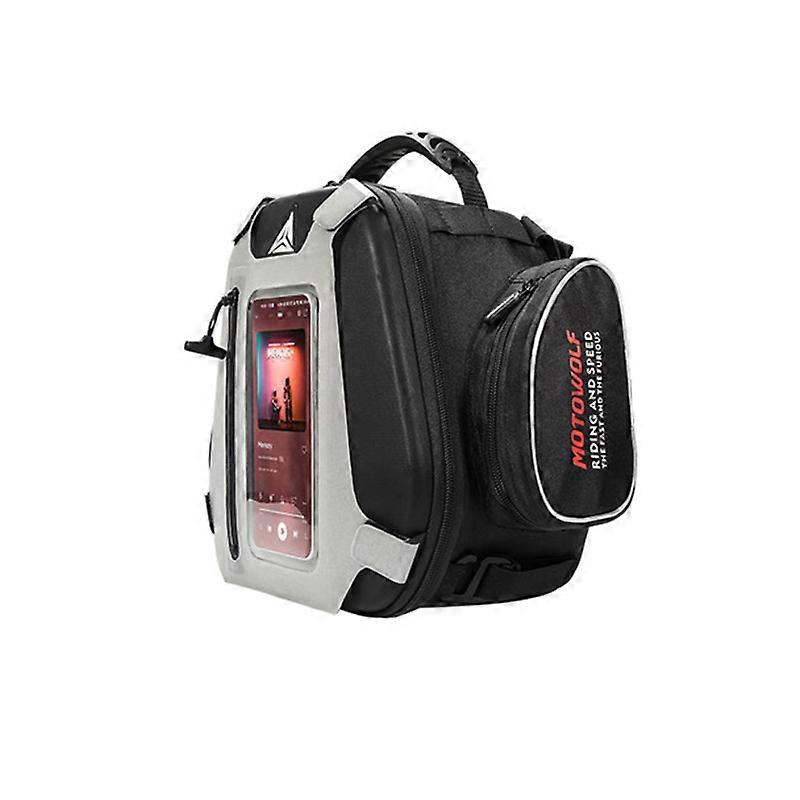 Black Yellow Motorcycle Bag Waterproof Motorcycle Tank Bag Motorcycle Backpack Multi-functional Tail Bag Luggage