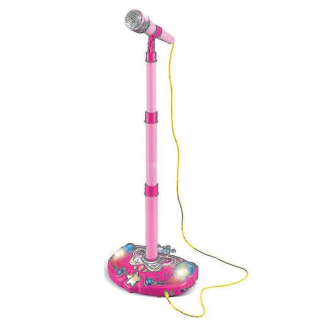 Karaoke Microphone With Adjustable Stand - Musical Instrument With Light