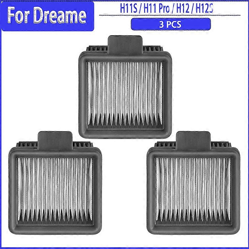 Roller Brush HEPA Filters for Dreame H11S / H11 Pro / H12 / H12S Cordless Vacuums Vacuum Cleaner Household Accessories Carpet Sweepers