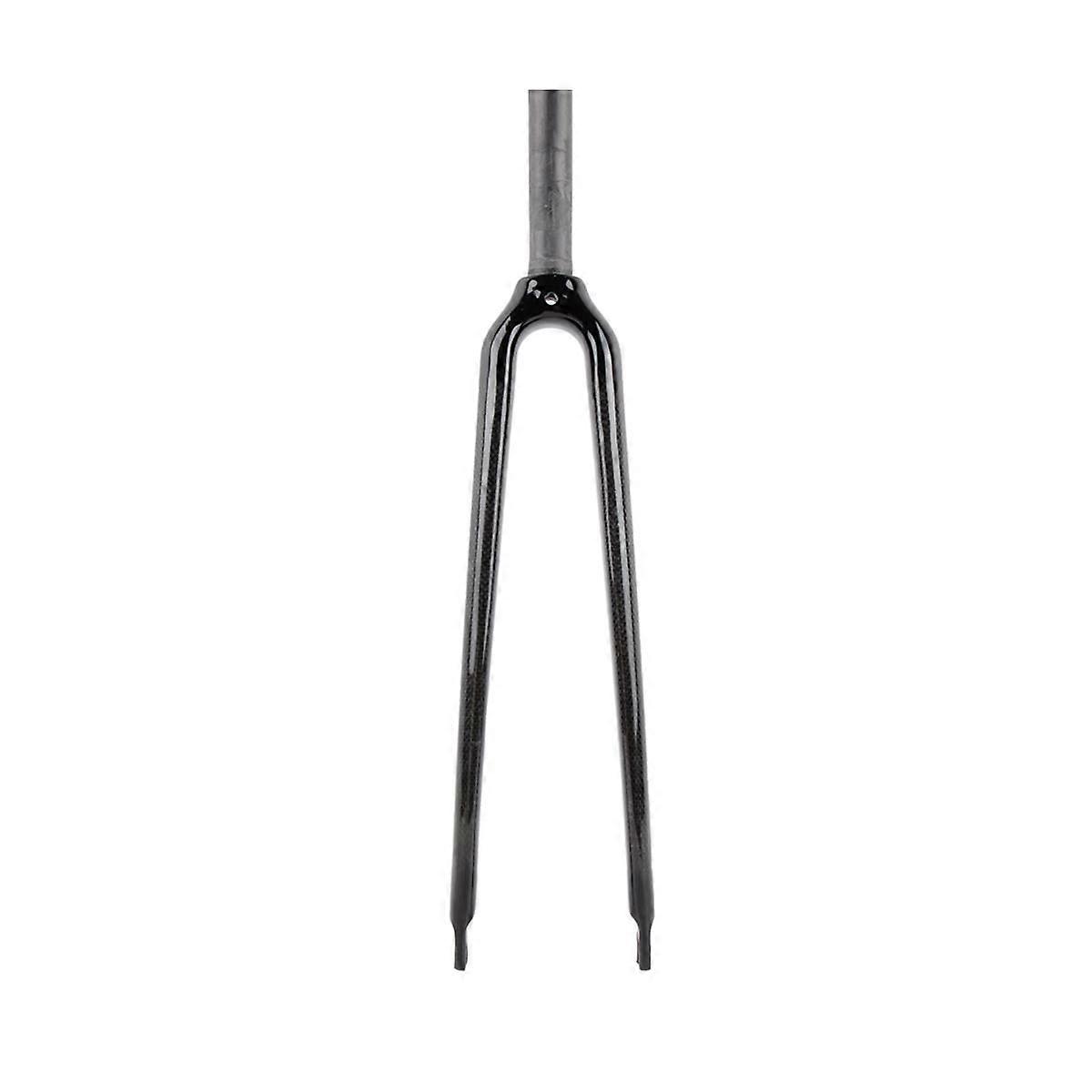 Full Carbon Fiber Road Bike Front Fork Straight Tube 25.4 Road Front Fork Retro Bicycle Front Fork