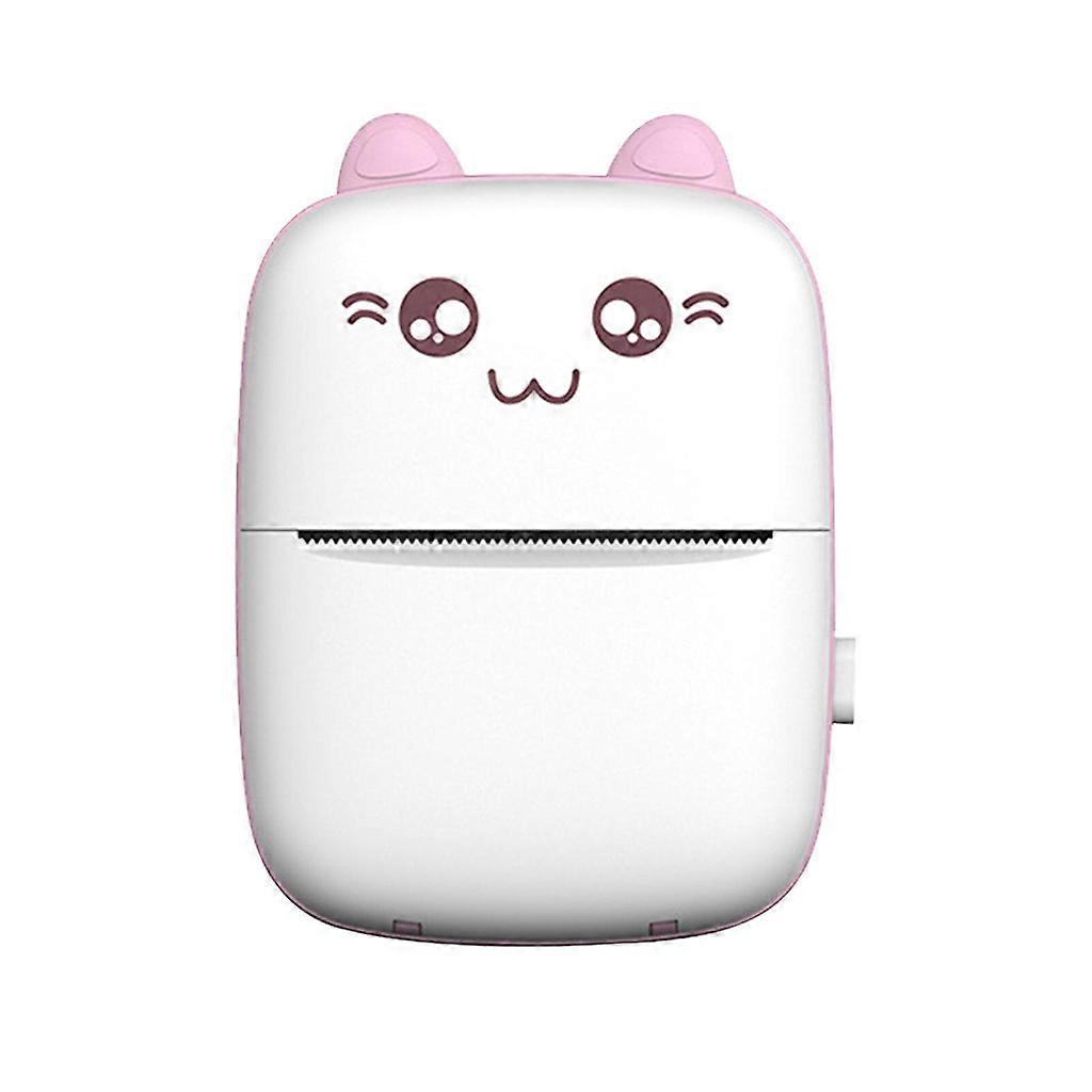 Mini Portable Thermal Printer Bluetooth Mobile Phone Photo Label Sticker 5 Roll