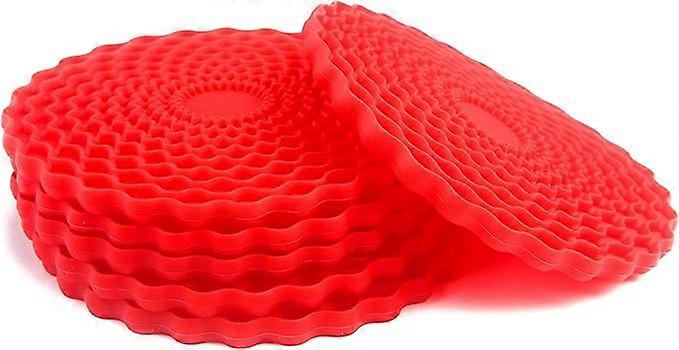Drinks Coasters Set of 6 . Non Slip, Heatproof & Easy to Clean. Colourful Decorative Home Accessories that Protect All Surfaces.
