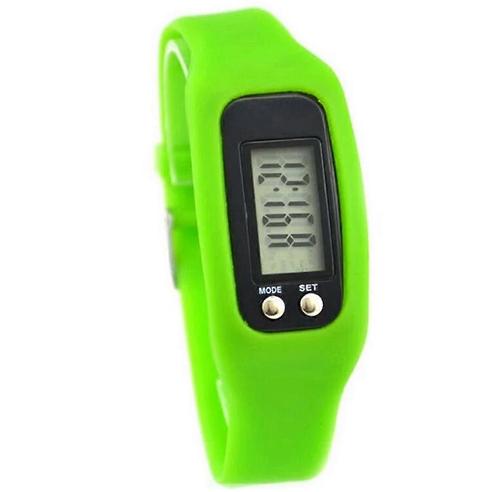 Pedometer Watch with LCD Display Step Counter Walking Running Tracker Wrist Band for Men Women Kids