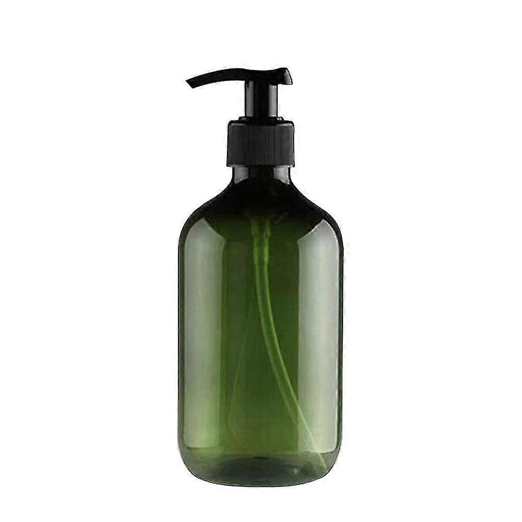 2pcs Transparent Pet Plastic Bottles With Black Screw Caps, Recyclable 300 Ml - PW