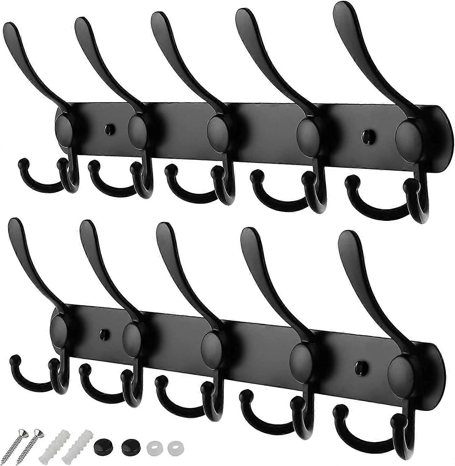 Self Adhesive Hooks 5 Packs | Coat Hooks Wall Mounted | Sticky Hooks Waterproof Heavy Du H-21D3